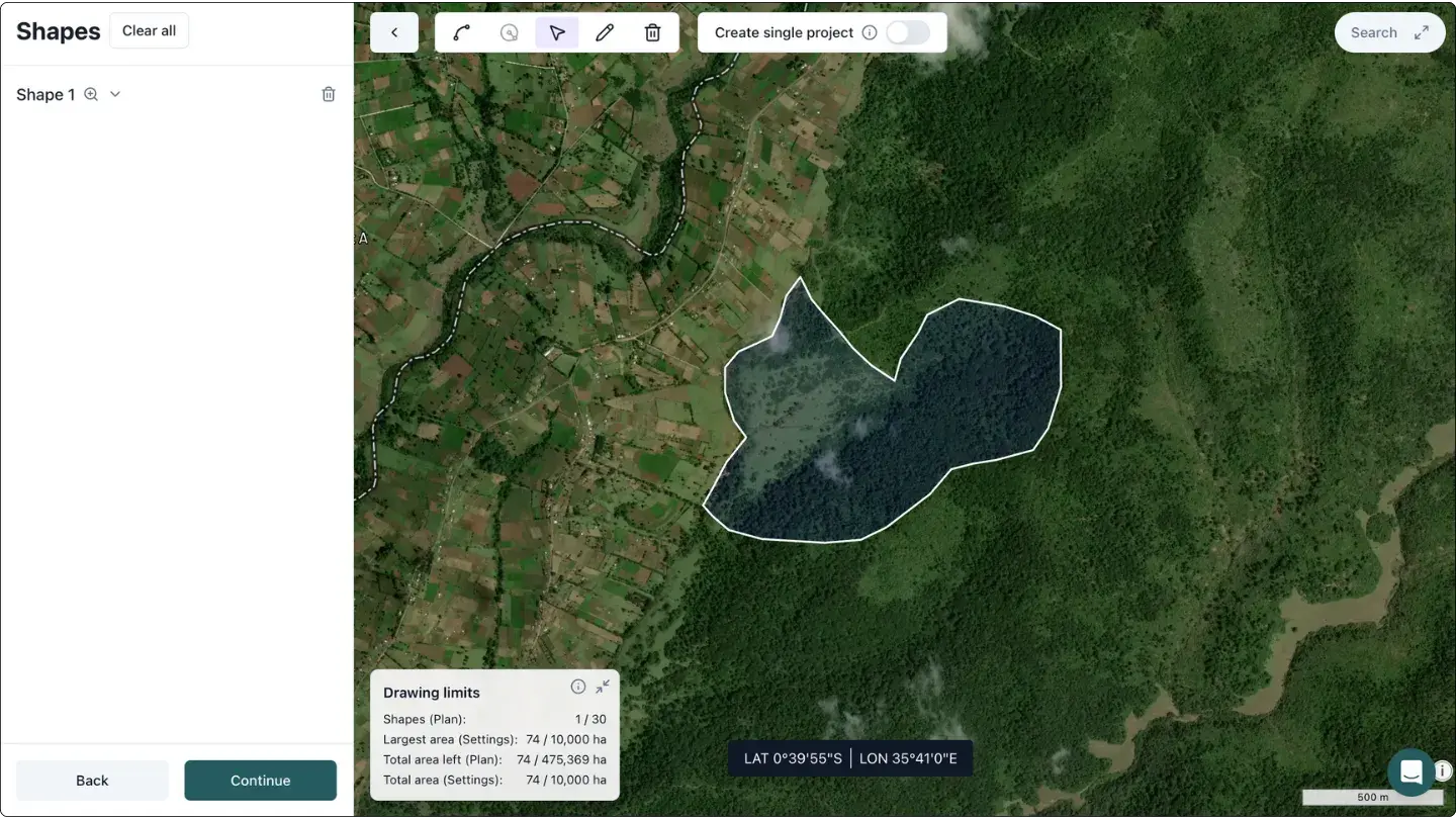 Define your project area