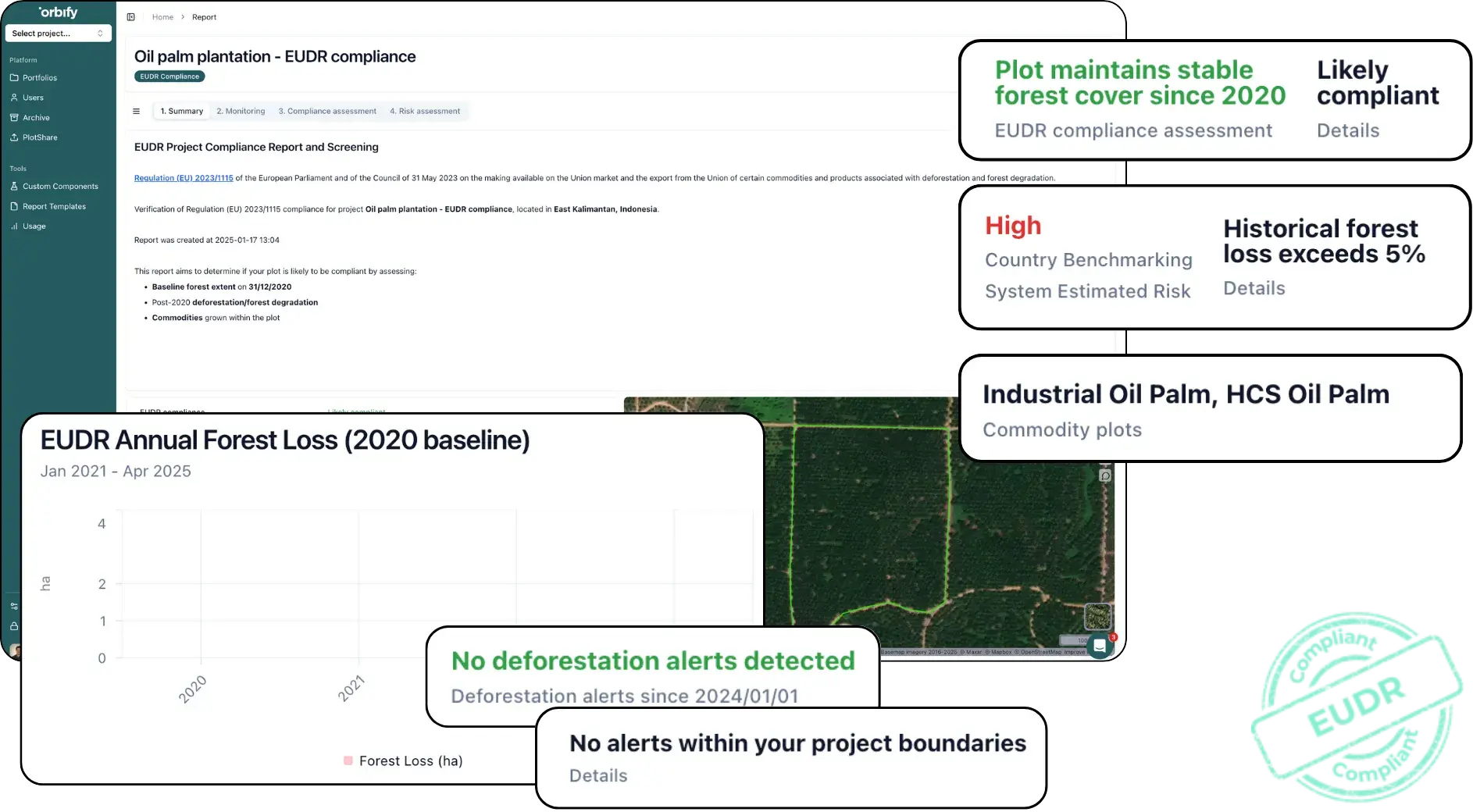EUDR Compliance Screenshot